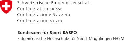 Logo Bundesamt für Sport BASPO - Eidgenössische Hochschule für Sport Magglingen EHSM
